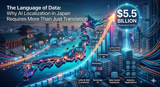 Infographic showing the growth of Japan's AI infrastructure market reaching $5.5 billion in 2026