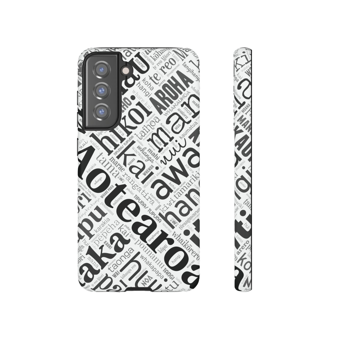 Māori Word Art Tough Phone Case for Samsung