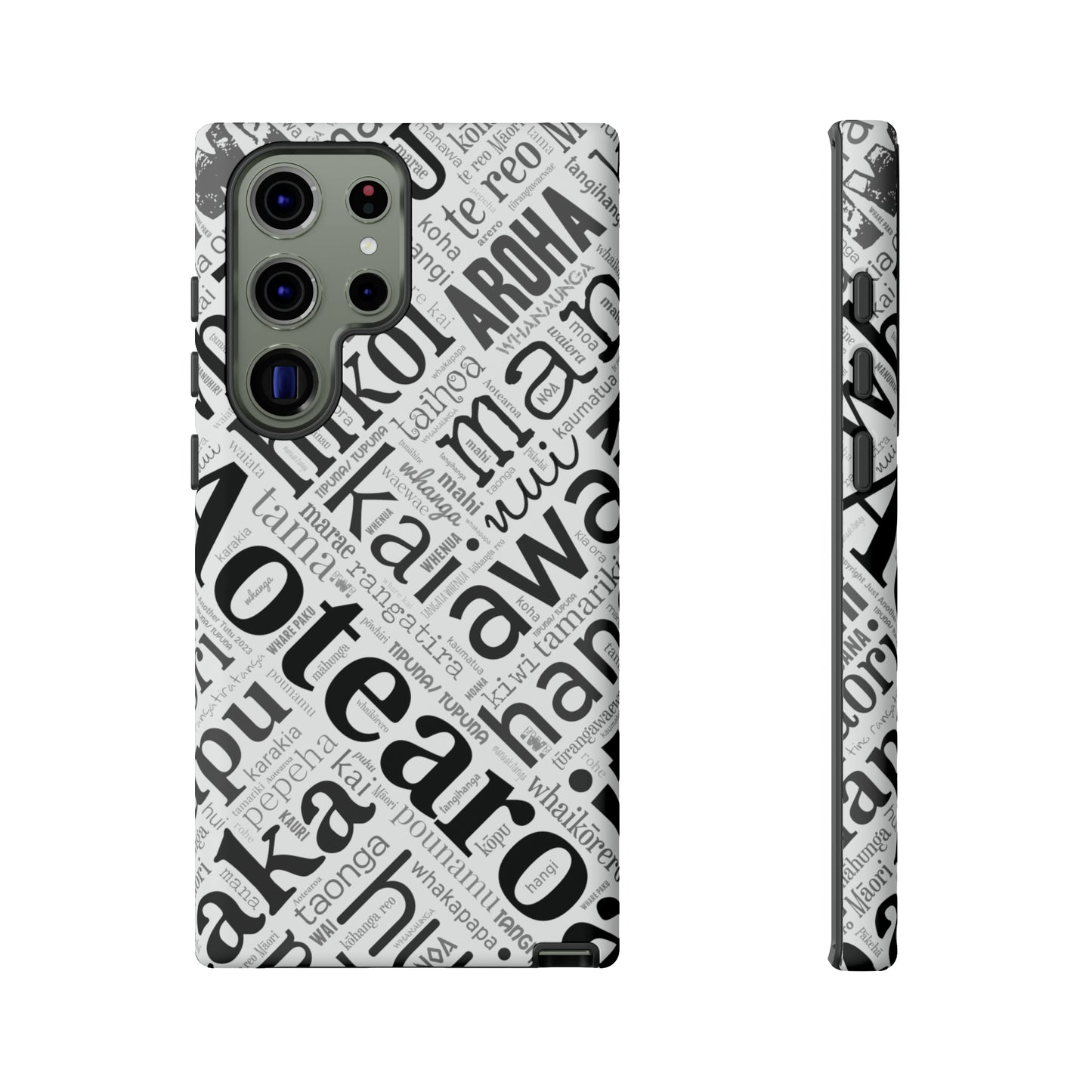 Māori Word Art Tough Phone Case for Samsung