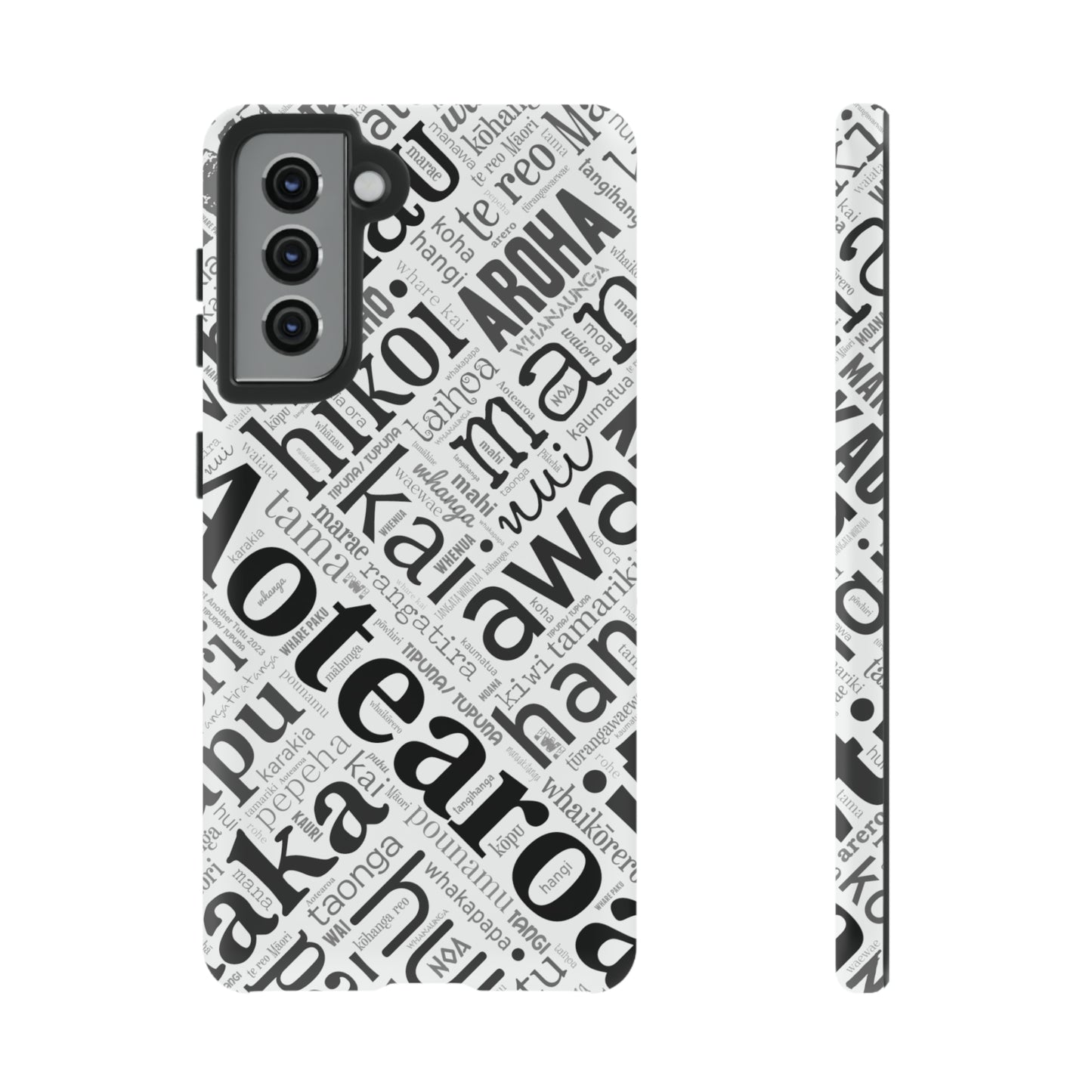 Māori Word Art Tough Phone Case for Samsung