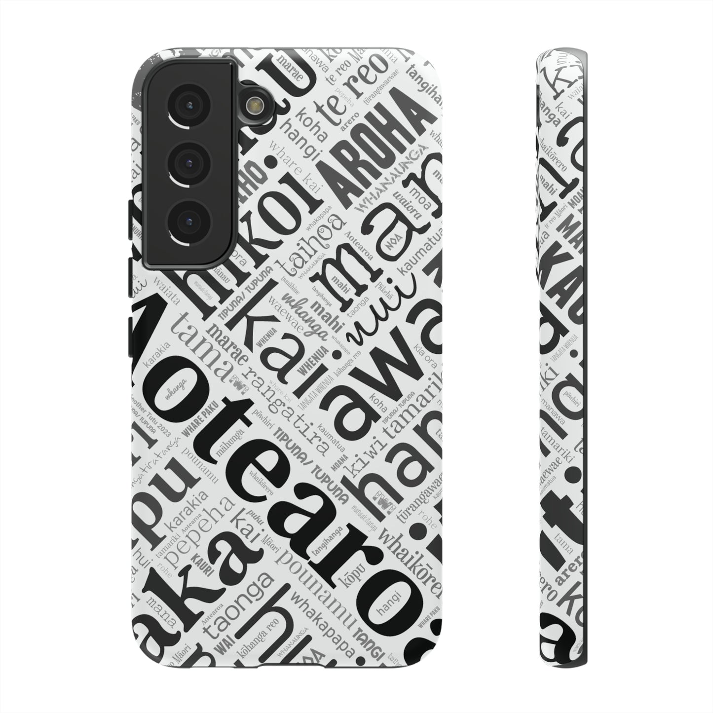 Māori Word Art Tough Phone Case for Samsung