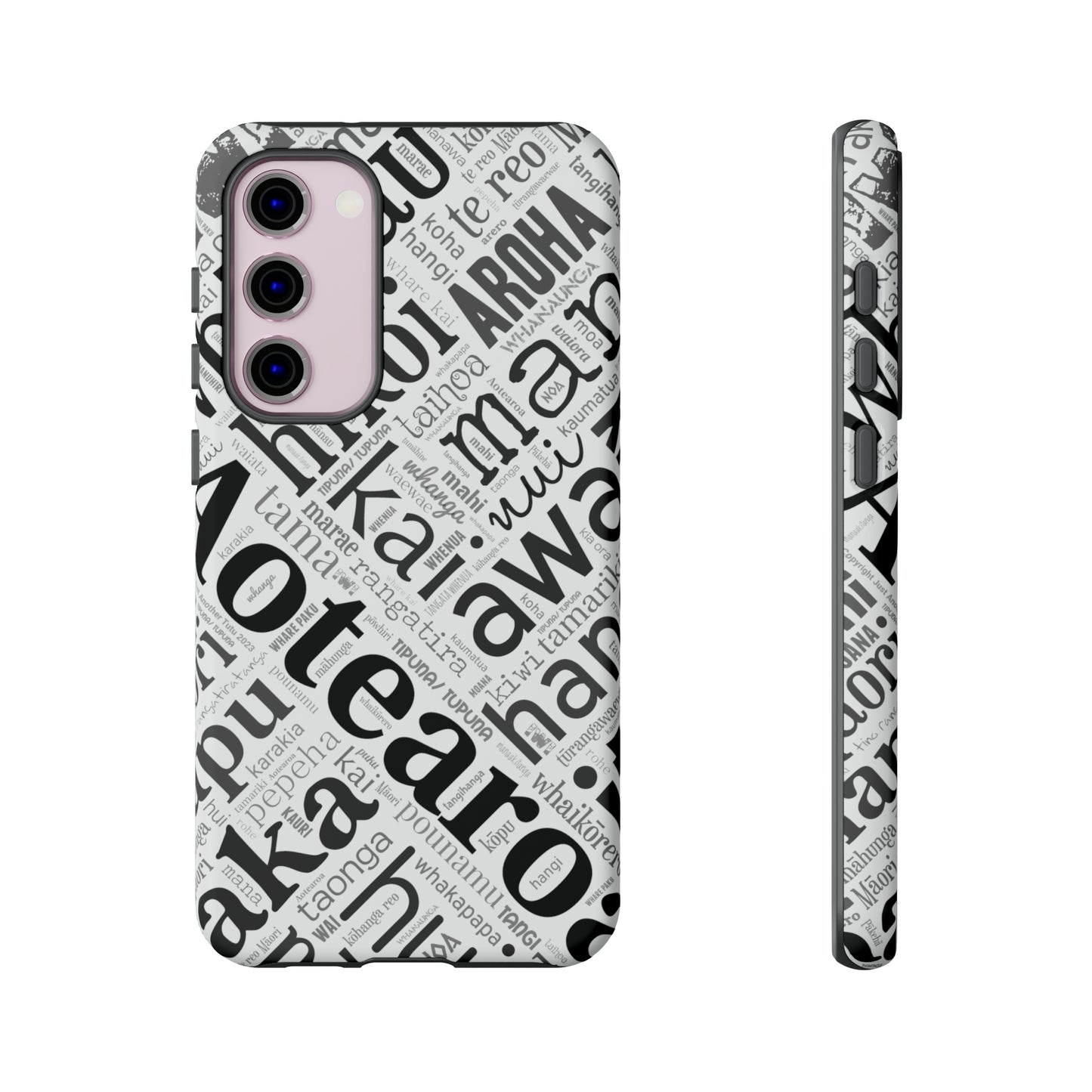 Māori Word Art Tough Phone Case for Samsung