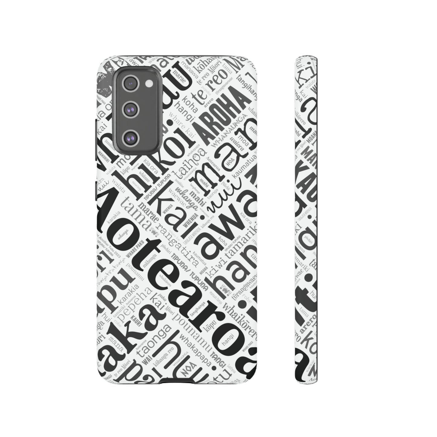 Māori Word Art Tough Phone Case for Samsung