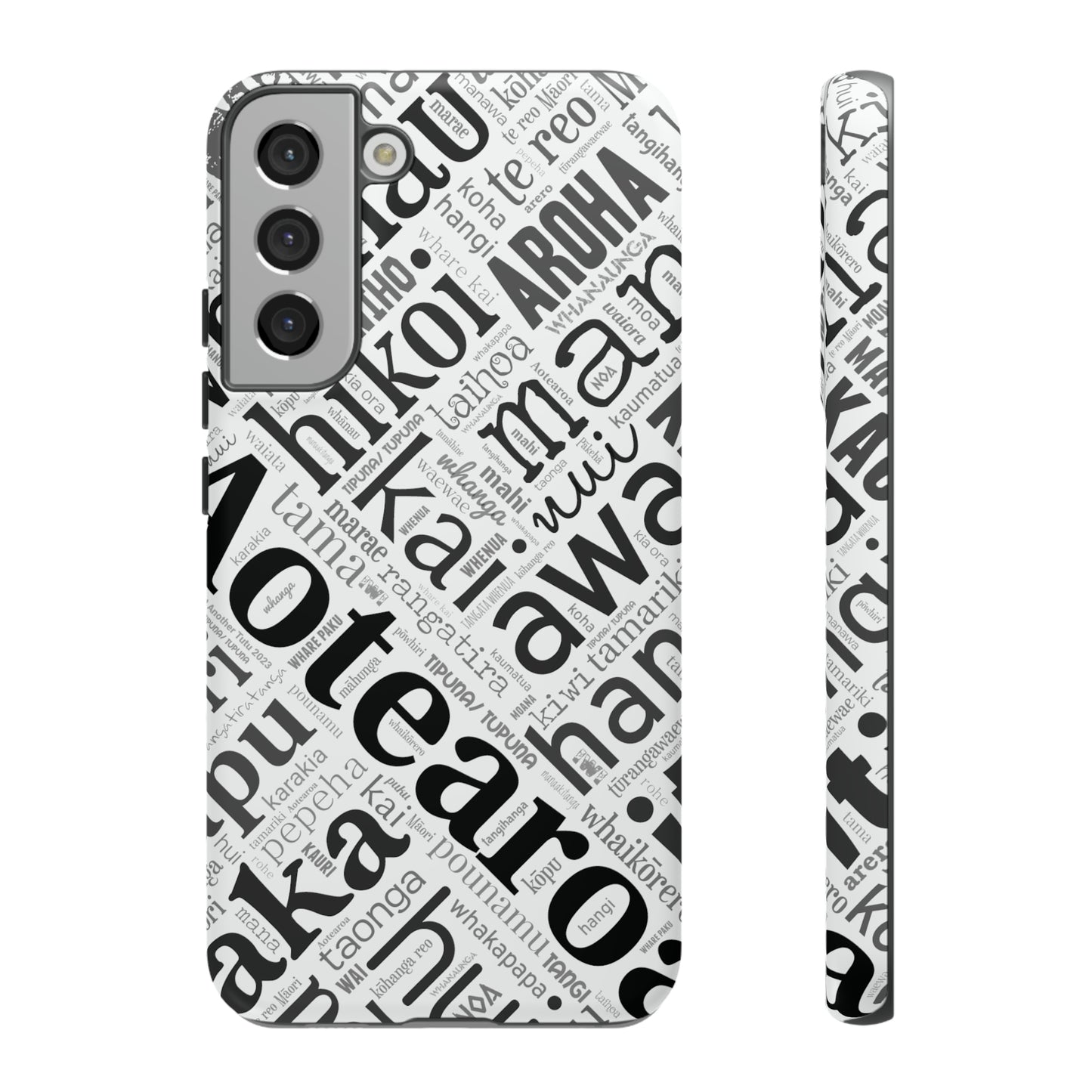 Māori Word Art Tough Phone Case for Samsung