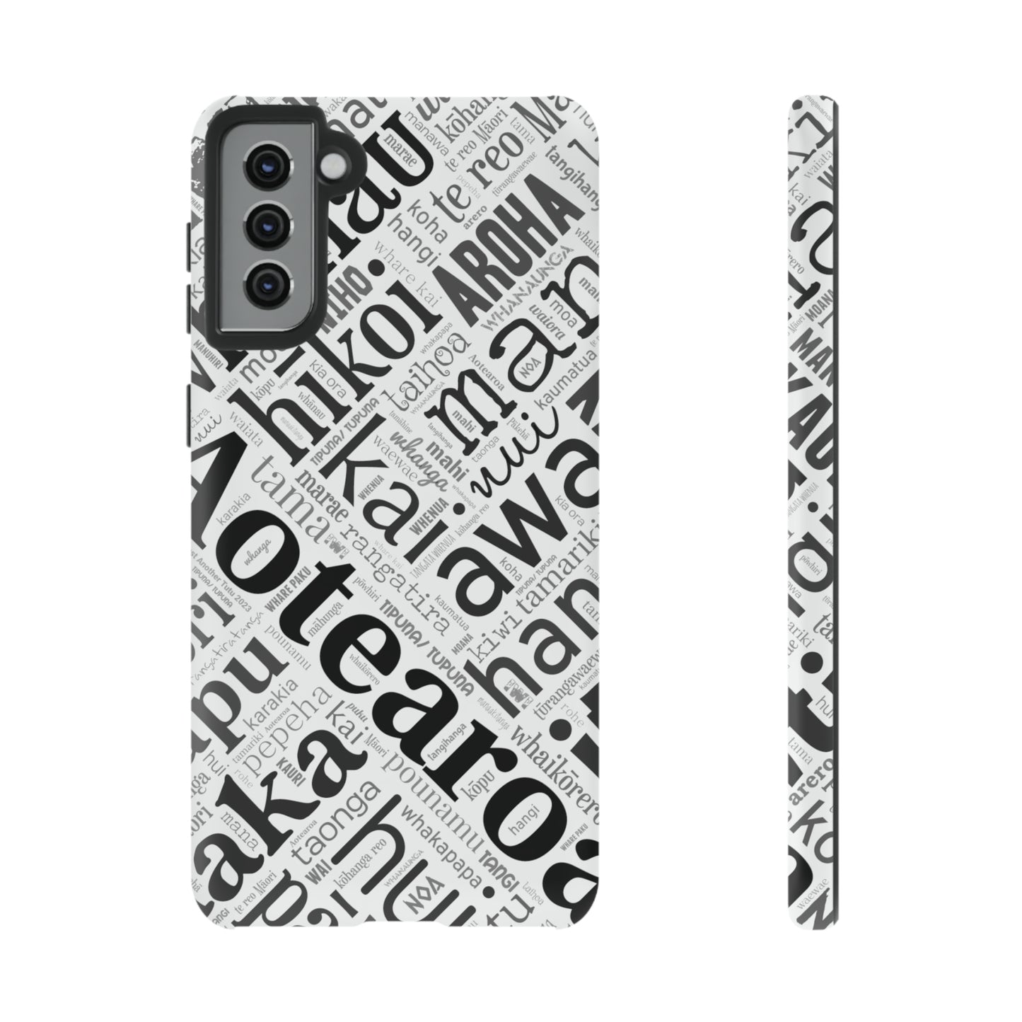 Māori Word Art Tough Phone Case for Samsung